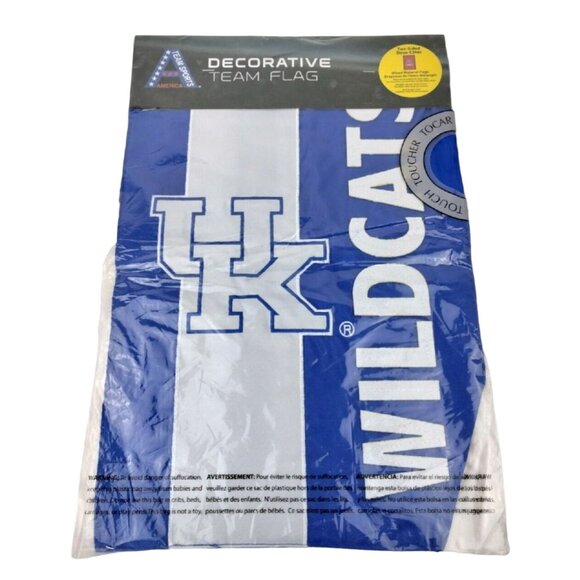 Breeze Decor UK Kentucky Wildcats Garden Flag Banner All Weather 12 x 18 inch - Picture 8 of 9